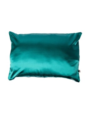 Nina Scruchies - Handmade Saténová obliečka na vankúš 50 x 70 cm - petrolejová