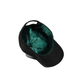 Suede Satin-Lined Baseball Cap – šiltovka so saténovou podšívkou pre kučeravé vlasy