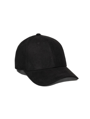 Suede Satin-Lined Baseball Cap – šiltovka so saténovou podšívkou pre kučeravé vlasy
