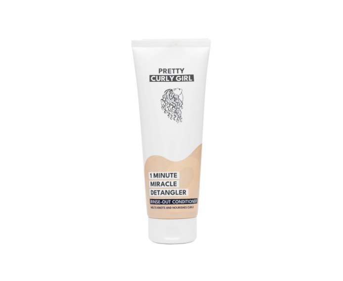 Pretty Curly Girl Bye Bye Tangles & Knots Conditioner - Kondicionér, ktorý zamáva s uzlíkmi vo vlasoch 250 ml