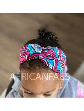 African Fabs African print Headband – čelenka pre deti s potlačou v africkom dizajne