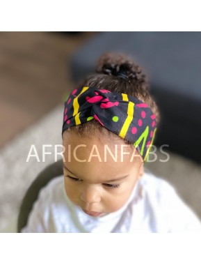 African Fabs African print Headband – čelenka pre deti s potlačou v africkom dizajne