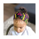 African Fabs African print Headband – čelenka pre deti s potlačou v africkom dizajne