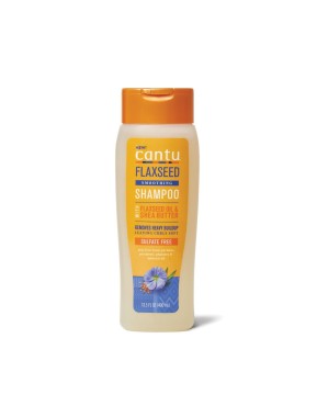 Cantu Flaxseed Sulfate Free Shampoo – bezsulfátový šampón na kučeravé vlasy 400 ml