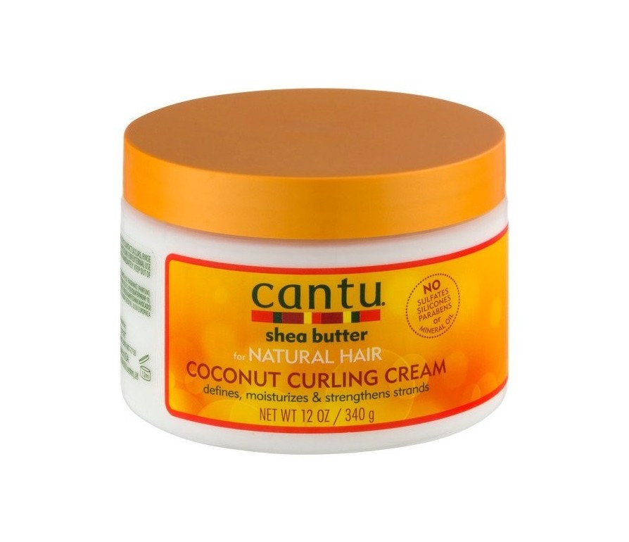 Cantu Natural Coconut Curling Cream – krém na definíciu kučier a vĺn 340g
