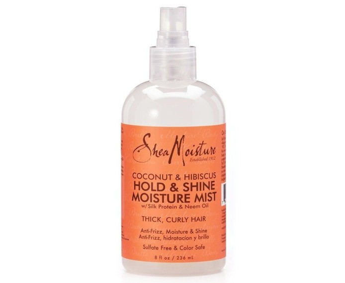Shea Moisture Coconut & Hibiscus Hold & Shine Moisture Mist – Sprej na kučeravé vlasy 237 ml