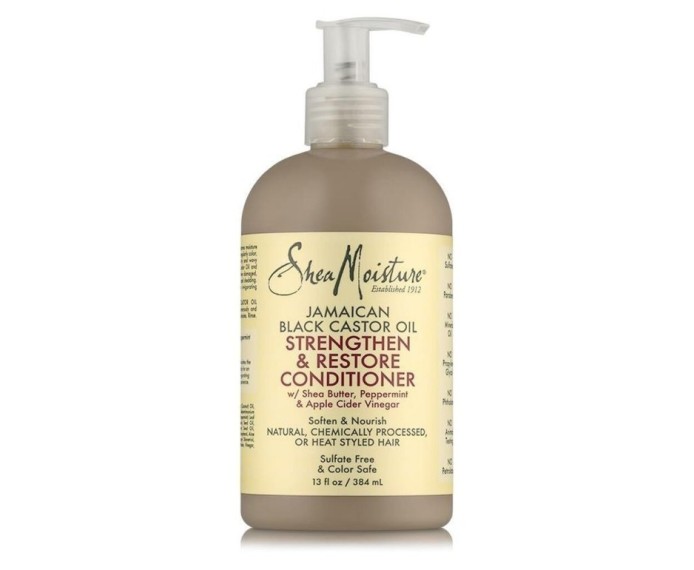 Shea Moisture Black Jamaican Castor Oil Strengthen & Restore Conditioner – Posilňujúci kondicionér pre kučeravé vlasy 384 ml