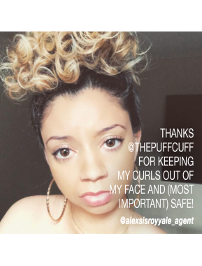 Puff Cuff MINI –  Spona na kučeravé vlasy