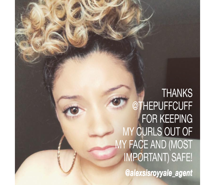 Puff Cuff MINI –  Spona na kučeravé vlasy