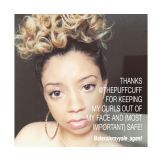 Puff Cuff MINI –  Spona na kučeravé vlasy