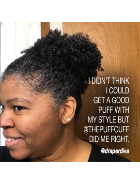 Puff Cuff JUNIOR –  Spona na kučeravé vlasy