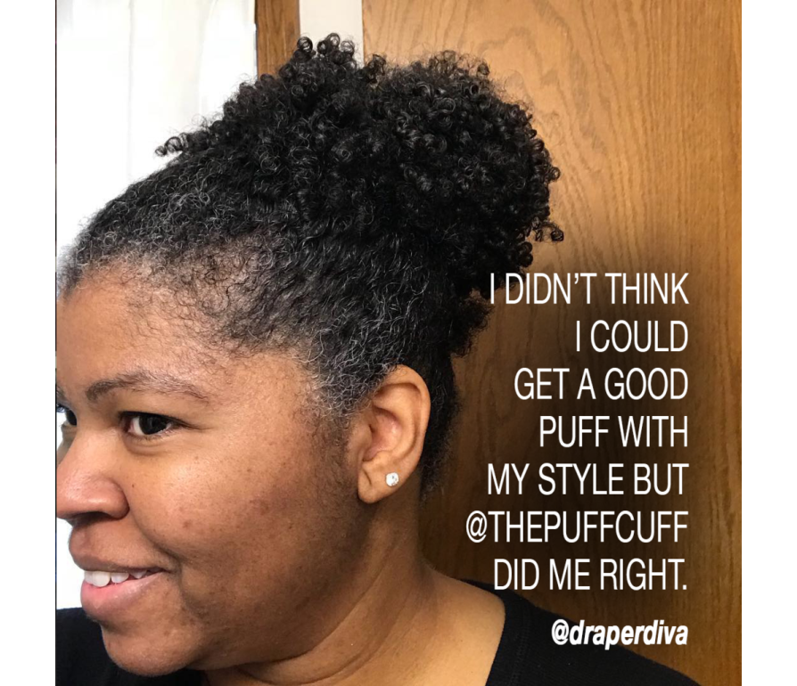 Puff Cuff JUNIOR –  Spona na kučeravé vlasy