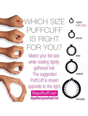 Puff Cuff JUNIOR –  Spona na kučeravé vlasy