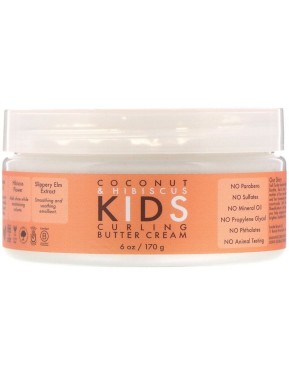 Shea Moisture Kids Coconut & Hibiscus Curling Cream – Výživný krém na detské kučery 170 g