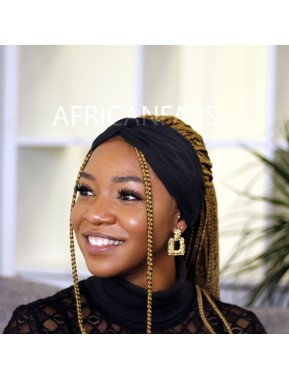 African Fabs African print Headband – bavlnená čelenka pre kučeravé vlasy