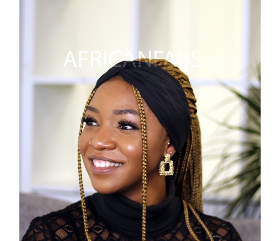 African Fabs African print Headband – bavlnená čelenka pre kučeravé vlasy