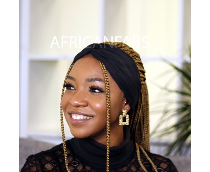 African Fabs African print Headband – bavlnená čelenka pre kučeravé vlasy