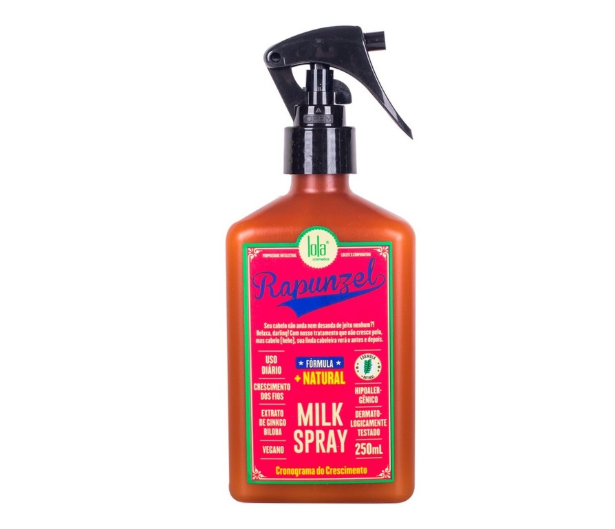 Lola Cosmetics Rapunzel Milk spray – Posilňujúci bezoplachový kondicionér na kučery 250 ml