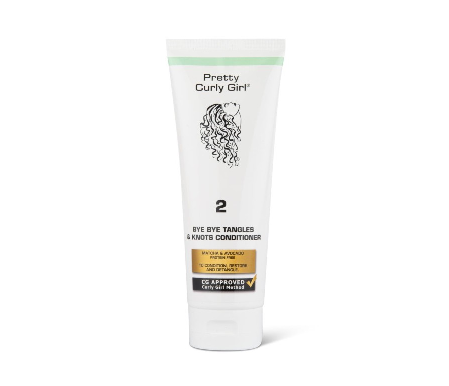 Pretty Curly Girl Bye Bye Tangles & Knots Conditioner - Kondicionér, ktorý zamáva s uzlíkmi vo vlasoch 250 ml