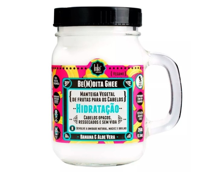 Lola Be(M)Dita Ghee Hidratação Banana e Aloé Vera – Hydratačná a zvláčňujúca maska 350 g