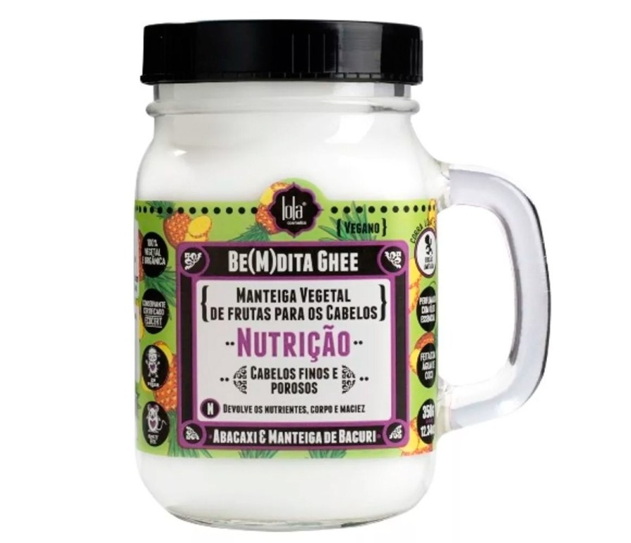 Lola Be(M)Dita Ghee Nutrição Abacaxi e Manteiga de Bacuri – Hydratačná a výživná maska