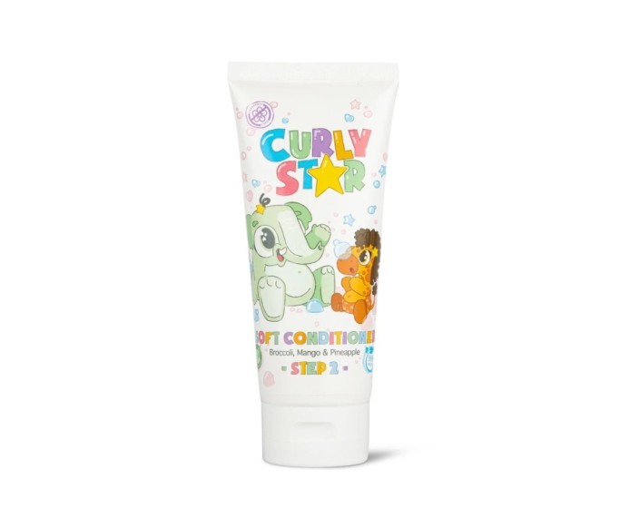 Pretty Curly Girl Curly Star 2in1 Soft Conditioner – Kondicionér pre detské kučery (oplachový/bezoplachový) 250 ml