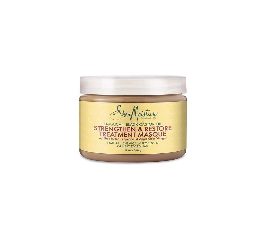 Shea Moisture Jamaican Black Castor Oil Masque – Posilňujúca a regeneračná maska na kučeravé vlasy 340 g