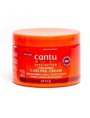 Cantu Natural Coconut Curling Cream – krém na definíciu kučier a vĺn 340g
