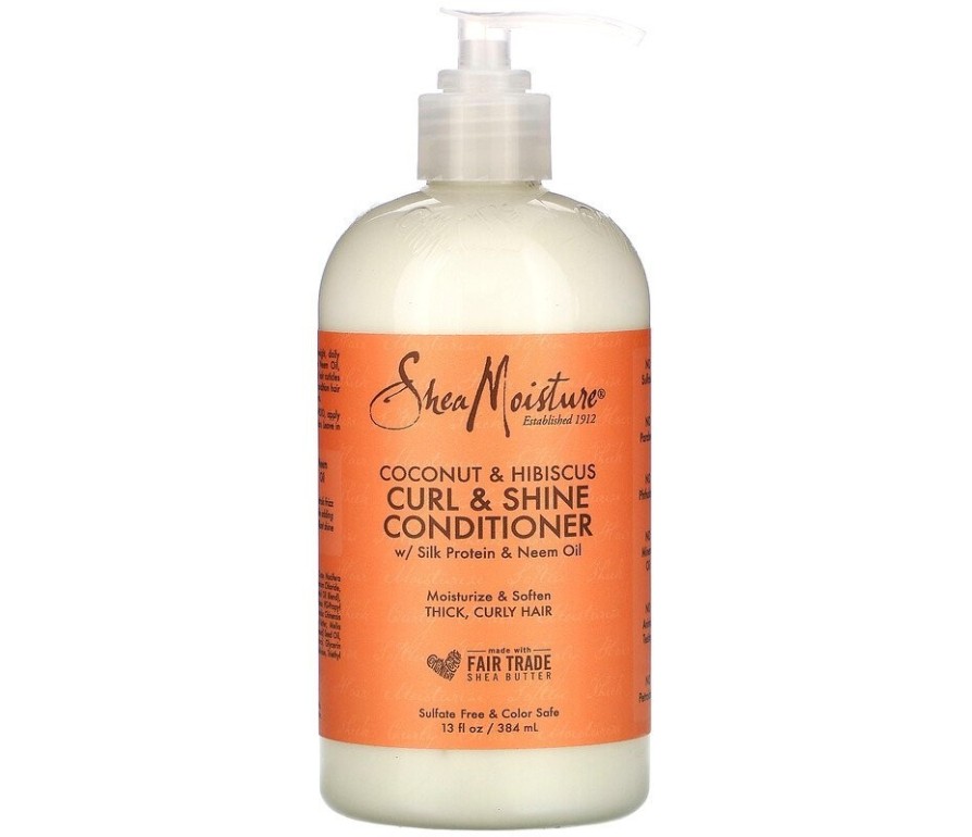 Shea Moisture Coco & Hibiscus Conditioner – kondicionér na kučeravé vlasy 384 ml