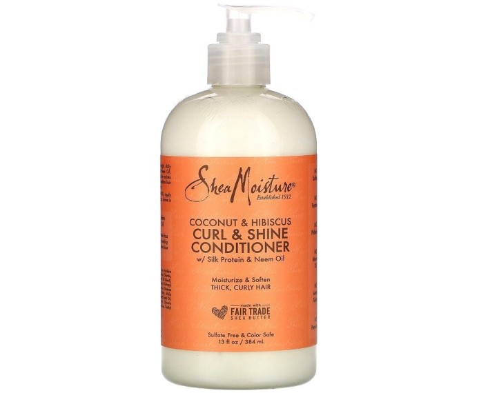 Shea Moisture Coco & Hibiscus Conditioner – kondicionér na kučeravé vlasy 384 ml