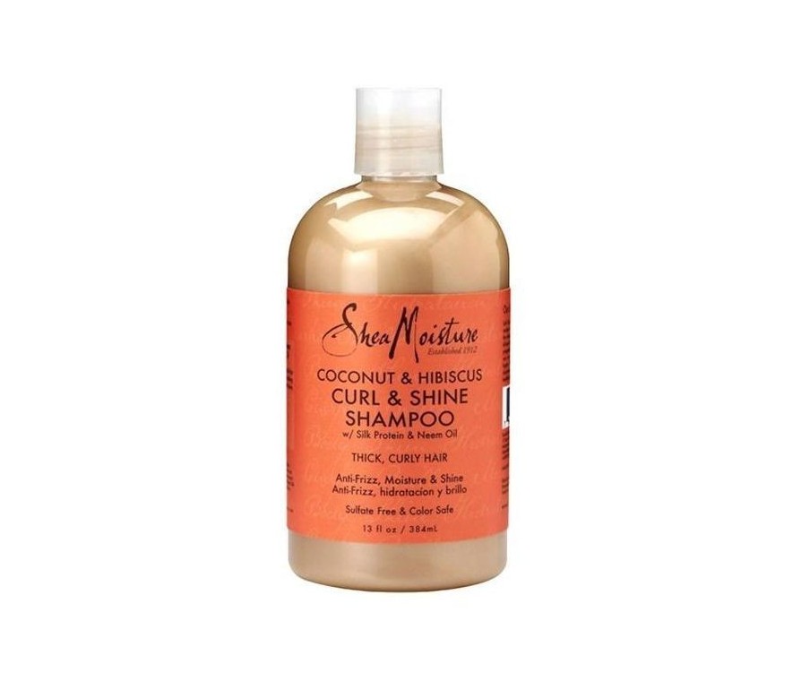 Shea Moisture Coco & Hibiscus Shampoo – šampón na kučeravé vlasy 384 ml