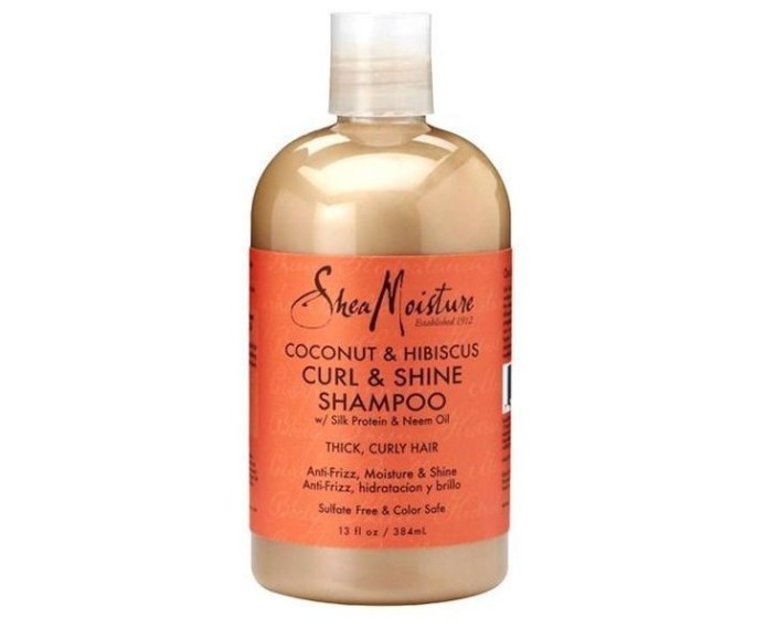Shea Moisture Coco & Hibiscus Shampoo – šampón na kučeravé vlasy 384 ml