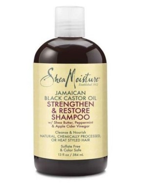 Shea Moisture Black Jamaican Castor Oil Shampoo – regeneračný šampón 384 ml