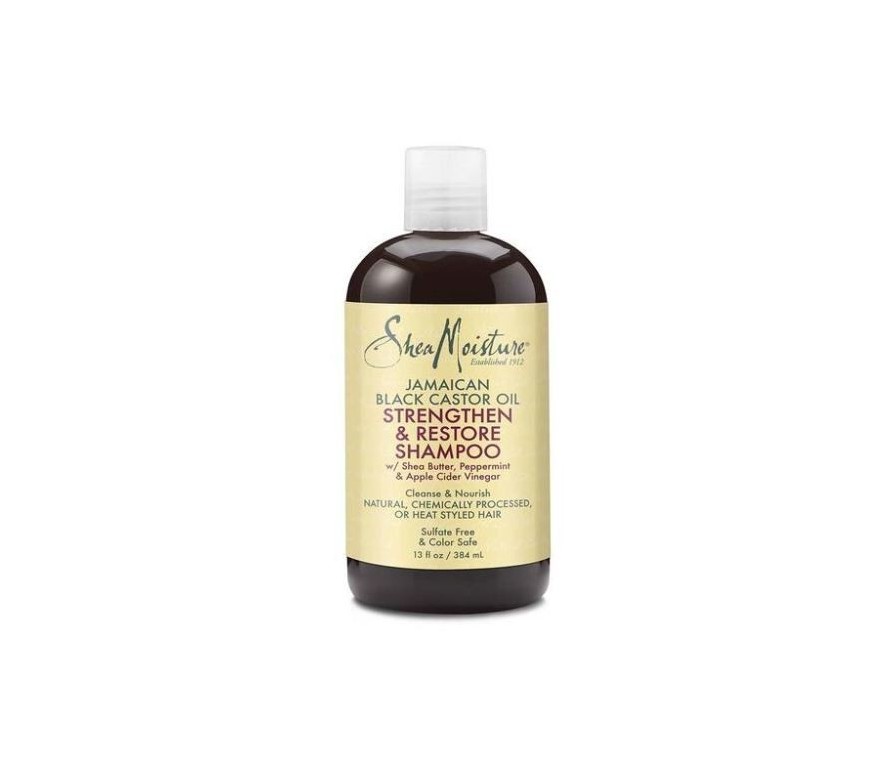 Shea Moisture Black Jamaican Castor Oil Shampoo – regeneračný šampón 384 ml