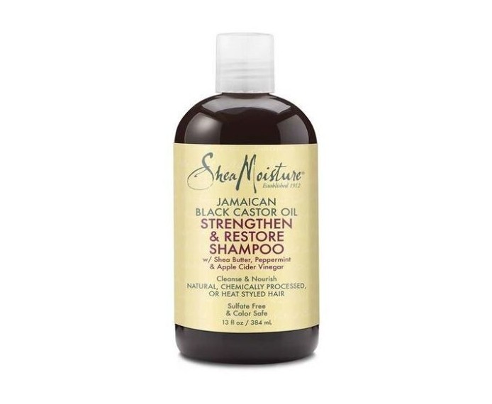 Shea Moisture Black Jamaican Castor Oil Shampoo – regeneračný šampón 384 ml
