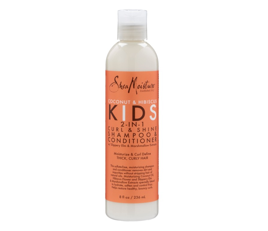 Shea Moisture Kids Coco & Hibiscus 2 in 1 Shampoo & Conditioner – Šampón a kondicionér pre detské kučery v jednom 236 ml