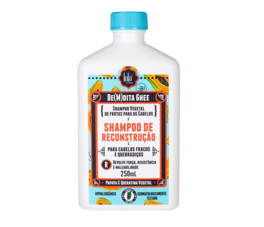 Lola Cosmetics Be(M)Dita Ghee - Shampoo de Reconstrução – Regeneračný šampón pre jemné vlasy 250 ml