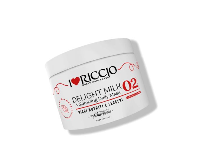 I Love Riccio Delight Milk – Výživná a hydratačná maska pre vlny a jemné kučery 250 ml