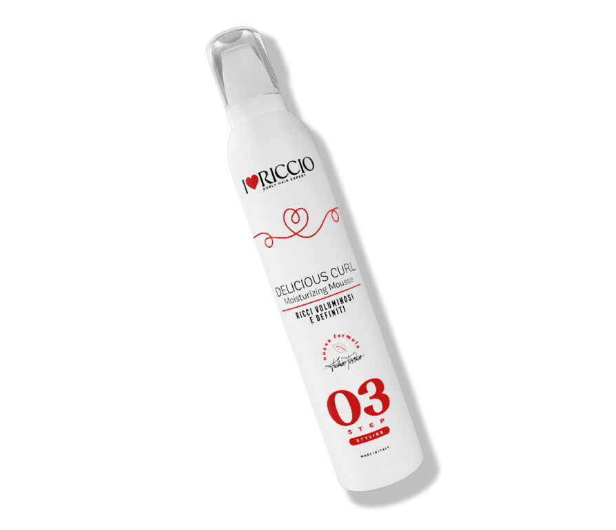 I Love Riccio Delicious Curl – Jemná stylingová krémová pena pre vlny a kučery 300 ml