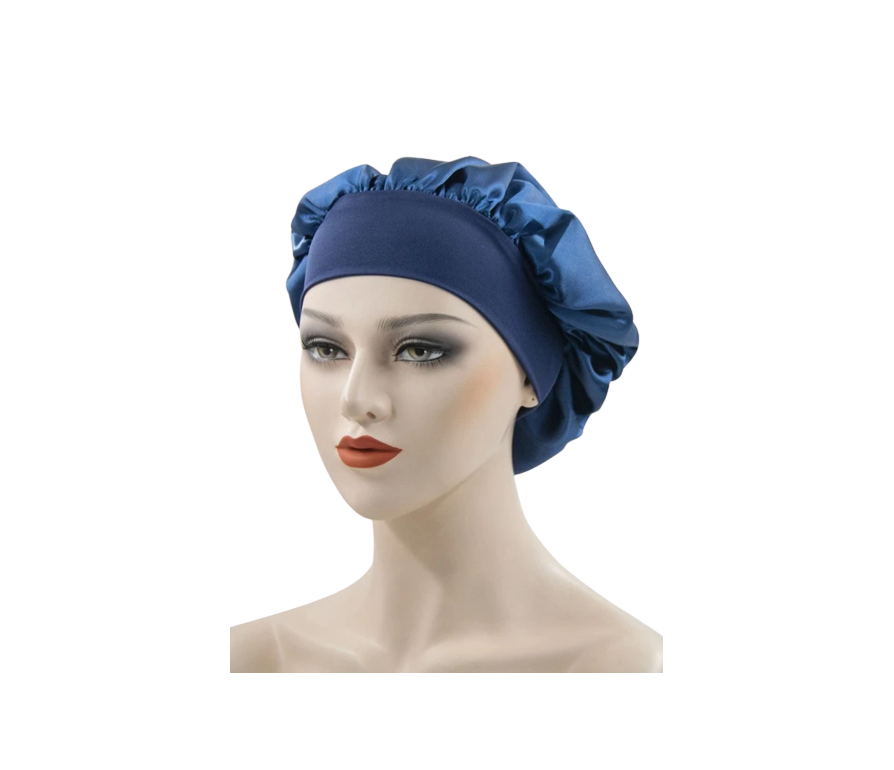 Satin Hair Bonnet – obojstranná saténová čiapka pre kučeravé vlasy
