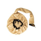 Pretty Curly Girl & Soulta Gold Satin Diffuser Cap - Čiapka na sušenie kučeravých vlasov, zlatá