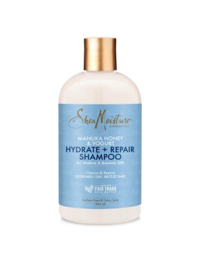 Shea Moisture Manuka Honey & Yogurt Hydrate + Repair Shampoo - Regeneračný šampón 384 ml