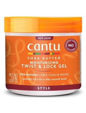 Cantu Natural Moist Twist & Lock Gel - Hydratačný gél pre hebké vlasy 370 g