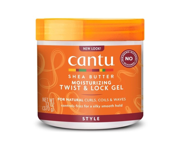 Cantu Natural Moist Twist & Lock Gel - Hydratačný gél pre hebké vlasy 370 g