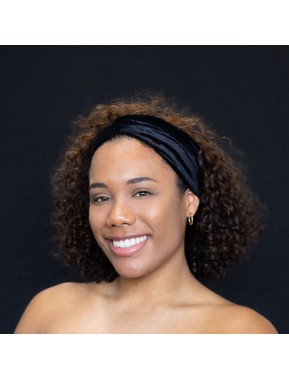African Fabs Headband Velvet – Zamatová čelenka na kučery