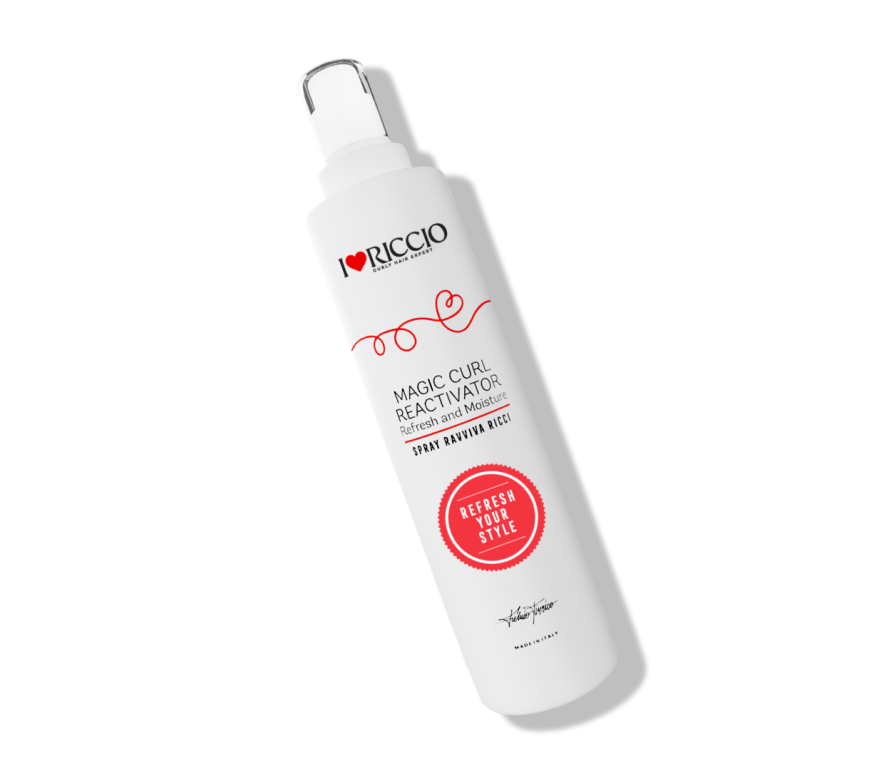 I Love Riccio Magic Curl Reactivator Refresh Spray – sprej na refresh kučeravých vlasov 250 ml