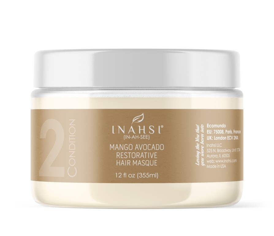 Inahsi Naturals Mango Avocado Restorative Hair Masque Deep Conditioner – hĺbková maska na obnovu vlasov 355 ml