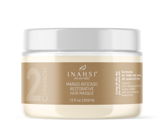 Inahsi Naturals Mango Avocado Restorative Hair Masque Deep Conditioner – hĺbková maska na obnovu vlasov 355 ml