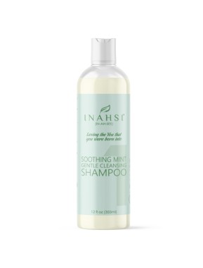 Inahsi Naturals Soothing Mint Gentle Cleansing Shampoo – jemný upokojujúci mätový šampón 355ml