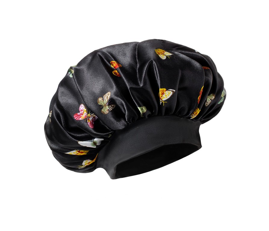 Satin Hair Bonnet - Saténová detská čiapka pre kučeravé vlasy s jemným lemom